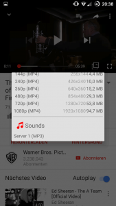 Musik oder Videos von Youtube auf das Handy downloaden - OGYoutube Android App