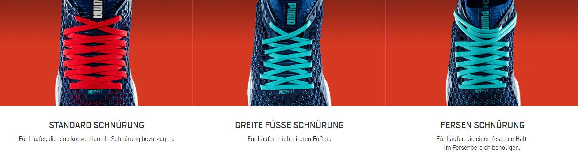 puma speed ignite netfit test