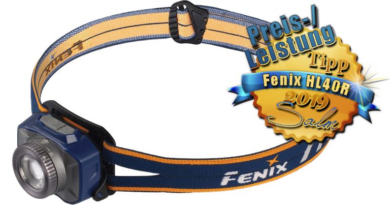 Fenix HL40R (600 Lumen) wiederaufladbare Stirnlampe