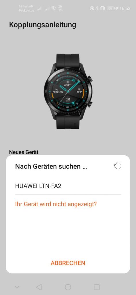 Huawei Watch GT 2 Screenshot