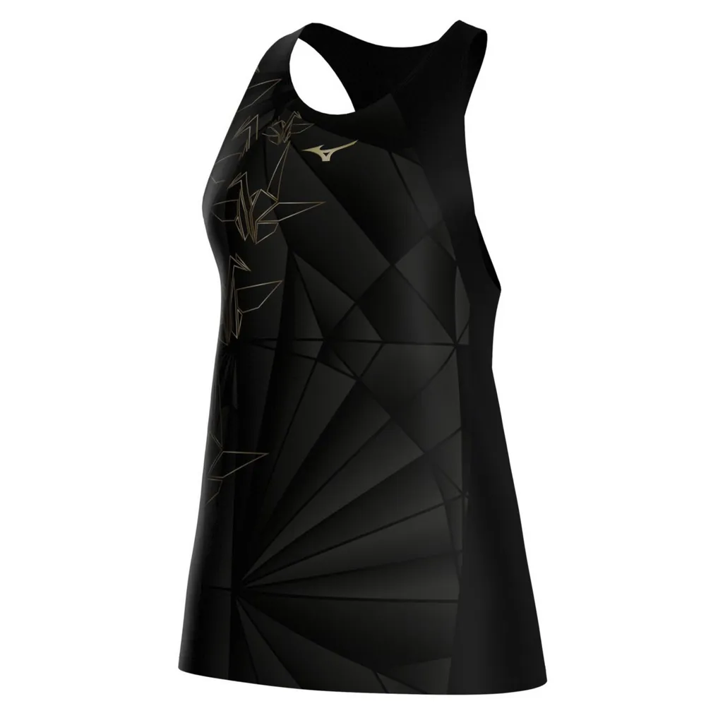 Mizuno S26 Damen Active Dryaeroflow Graphic Tank Top SH J2GAD25699 131 UVP 55 EUR