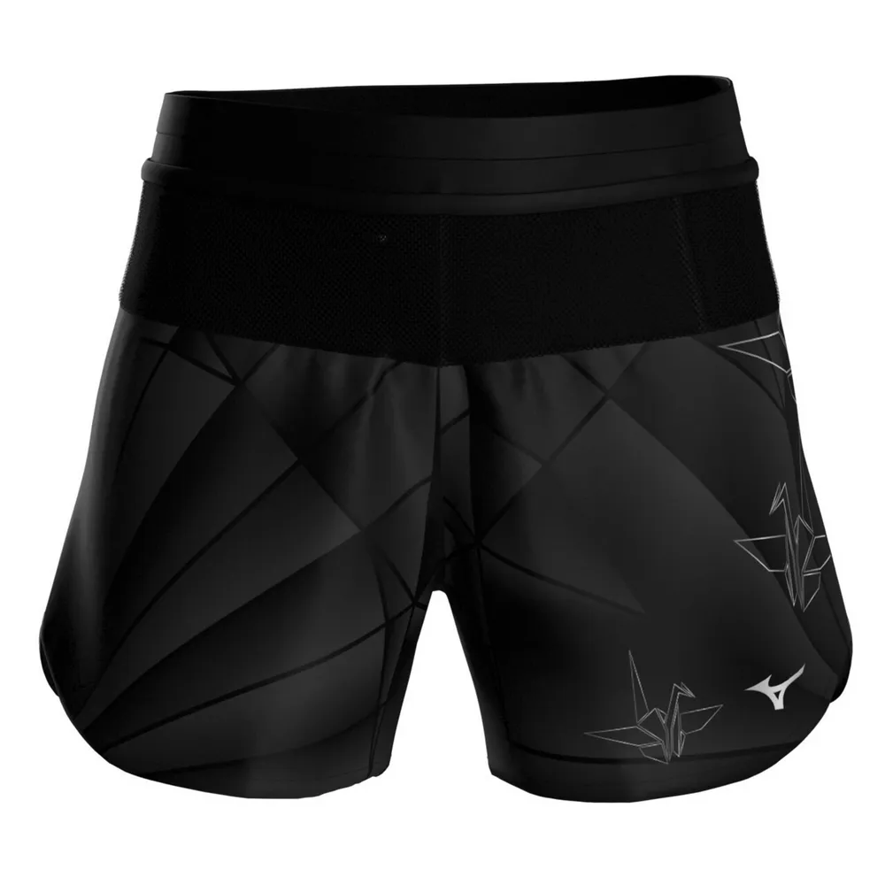 Mizuno S26 Damen Active Graphic Multi Pocket 4 Inches Short SH J2GBD25099 20 UVP 65 EUR