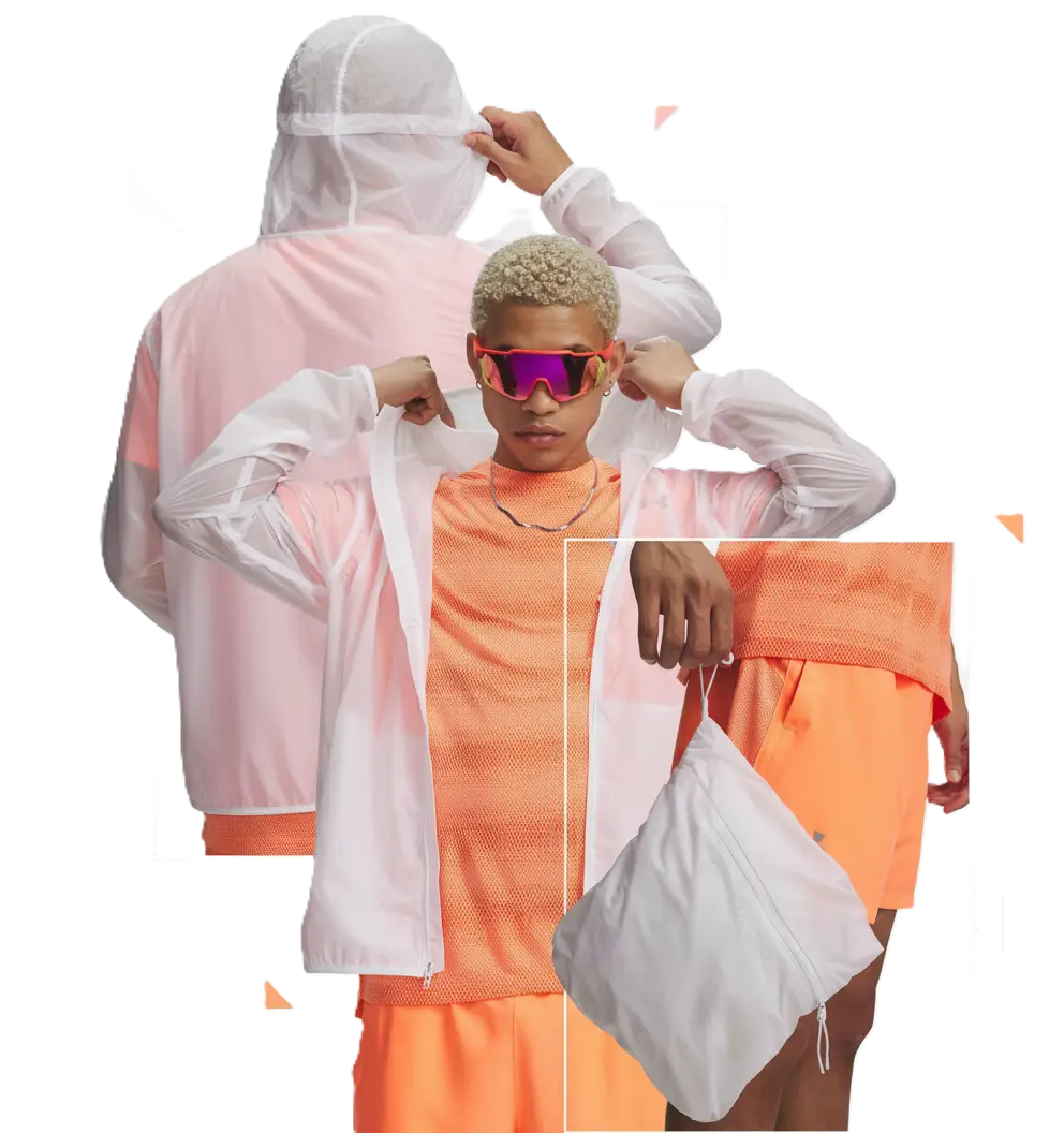 UA Velociti Pro Lightweight Jacke Ergebnis