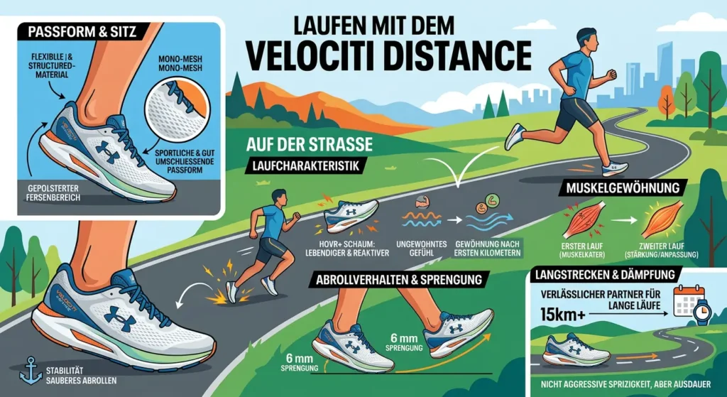 Under Armour Velociti Distance Laufen2 Ergebnis